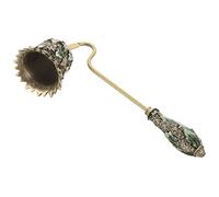 Ipetboom Apagavelas de Metal con Mango Extintor de Velas para Evitar Humo Accesorio Elegante para Velas Aromáticas y Decorativas