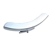 Ipetboom Apoyabrazos de Banjo de Aleación de Zinc Superficie Lisa y Diseño Decorativo, Tablero Protector Creativo para Instrumento Musical en Color Plata