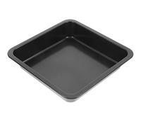 Ipetboom Bandeja de Hornear Cuadrada de Acero al Carbono Negro Mate Antiadherente para Tartas y Pan Molde Resistente y Fácil de Limpiar para Uso Doméstico y Profesional