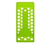 Ipetboom Bandeja para Bálsamo Labial de 50 Agujeros en Pp Verde, Molde de Relleno con Espátula Flexible para Bricolaje de Labios, Kit Portátil para Elaboración Casera de Protectores