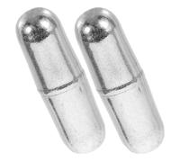 Ipetboom Barras de Agitación Magnética de Acero Inoxidable 304 Tamaño 75X24 MM Paquete de 2 Unidades Agitador Magnético Experimental Compacto para Laboratorio Mezclador Reutilizable