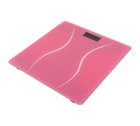 Ipetboom Báscula de Peso Corporal Digital, Báscula de Baño Digital, 0,2-180kg, Vidrio Templado, Sensores de Alta Precisión, Rosa, para Hogar y Dormitorio