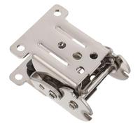 Ipetboom Bisagra Autoblocante Plegable de 0/90/180 Grados para Muebles Herraje de Bisagra de Mesa Empotrada Soporte Metálico de Patas Plateado 3 Piezas para Mesa Plegable y Uso en Hogar