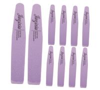 Ipetboom Bloques Pulidores de Uñas Esponja Lavables 10 Unidades Tamaño Mini Herramienta Manicura Portátil para Cuidado y Decoración de Manos y Uñas en Casa y Salón Púrpura