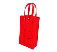 Ipetboom Bolsa De De Vino Doble para Envasar Bolsa De Fieltro Reutilizable para Botellas De Vino para Almacenamiento y Festivales