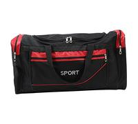 Ipetboom Bolsa de Equipaje de Gran Capacidad y Lona, Bolso de Viaje Masculino de Tela Oxford para Exteriores, Bolsa de Almacenamiento Portátil para Ocio y Deportes, Color Rojo,