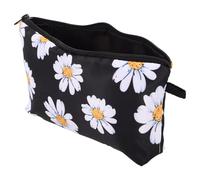 Ipetboom Bolsa de Maquillaje Diseño de Girasol Bolsa de Maquillaje de Viaje para Mujer Neceser Floral para Hogar Hotel y Viajes
