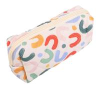 Ipetboom Bolsa De Maquillaje Pequeña De Diseño Floral Organizador Portátil para Cosméticos y Útiles De Escritura para y