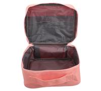 Ipetboom Bolsa de Medicina Portátil Gran Capacidad con Cremallera Completa para Viaje y Senderismo Organizador de Ligero y Práctico para Emergencias Color Rosa Grande