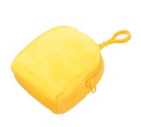 Ipetboom Bolsa de pequeña Escuela de Color Cambiar Bolsa Monedero de Chicas Bolsa de Moneda de Llavero Bolso de Cambio Mini Bolsas Bolsa pequeña Monedero para Mujer Felpa Amarillo