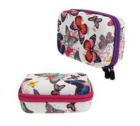 Ipetboom Bolsa de Transporte para Aceites Esenciales 2 Piezas 12 Compartimentos 15 Ml Impresión Floral Portátil Viaje Almacenamiento Seguro