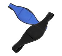 Ipetboom Bolsa para Micrófono Inalámbrico Fitness 2 Piezas, Cinturón Ajustable Negro y Azul Oscuro para Instructor, Soporte Portátil para Micrófono en Entrenamiento y Teatro