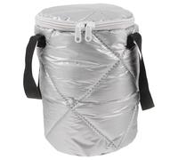 Ipetboom Bolsa Térmica Redonda para Almuerzo Tipo Cubo 1 Pieza Diámetro 16 CM X Altura 24 CM Bolsa Aislante Portátil para Comida Fría y Caliente Adecuado para Trabajo Picnic y Viajes