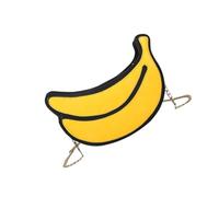 Ipetboom Bolso Bandolera De Frutas Banana, Estilo Divertido, Material Pu Resistente, Práctico Bolso De Hombro Para Mujer, Adecuado Para Viajes, Compras y Uso Diario, Tamaño Compacto