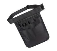 Ipetboom Bolso Organizador Para Enfermería Con Múltiples Bolsillos Resistente y Espacioso Uso Hospital y Clínica Riñonera Auxiliar Negra Opción De Llevar Al Hombro o Cintura Almacenamiento