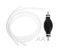 Ipetboom Bomba Manual Unidireccional para Transferencia de Combustible de Automóvil Bomba de Succión de Antirretorno y Manguera Resistente para Trasvase Seguro de Líquidos