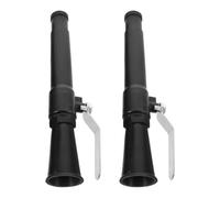 Ipetboom Boquilla de Manguera contra Incendios Empuñadura Manual, Pieza de Repuesto para Extintor de Polvo, Set de 2 Unidades, Compatible Extintores Móviles para Uso en Emergencias