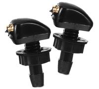 Ipetboom Boquilla del Lavaparabrisas Delantero de Nailon Resistente, Kit de 2 Piezas para Repuesto de Boquillas Rociadoras, Compatible para Automóviles, Recambio Lavaparabrisas para