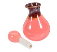 Ipetboom Botella De Cerámica Para Aceites Esenciales Roja 1 Unidad Portátil Ligera y Segura Para Aromaterapia Uso Belleza Viaje y Obsequio Mujer