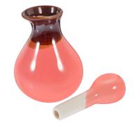 Ipetboom Botella De Cerámica Para Aceites Esenciales Roja Reutilizable Ligera Para Aromaterapia Spa Cuidado Personal Mujer Viaje Colección Obsequio