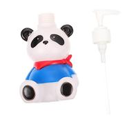Ipetboom Botella Dispensadora Infantil con Diseño de Oso Pequeño Botella Versátil para Champú Loción y Gel Envase Recargable y Práctico para Uso Prolongado
