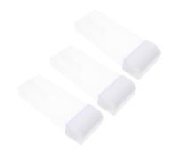 Ipetboom Botellas de Cera Depilatoria 3 Unidades Tamaño Mediano Tapa Dispensadora para Depilación Femenina en Casa y Viaje de Plástico Reutilizable Transparente