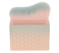 Ipetboom Brochas Maquillaje Viaje Suaves Esponjas Maquillaje Brocha Base Alta Densidad Autobronceadora Facial Polvos Portátil