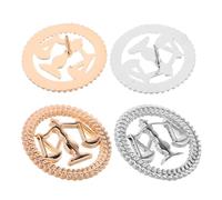 Ipetboom Broche de Balanza de Justicia para Traje Pin de Solapa de Abogado en Aleación Metálica Set 2 Pares Dorado y Plateado para Hombres y Mujeres Accesorio Profesional Adecuado