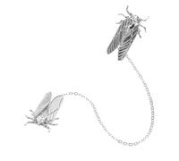 Ipetboom Broche De Camisa Con Diseño De Cigarra Estilo Retro Para Cuello Para Traje De Boda De Animal Para Mujer De Animales Vintage Para Solapa Para Chal Con Hebilla De Aleación