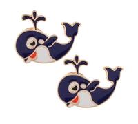 Ipetboom Broche de Fauna Marina Esmaltados, Aleación de Zinc Resistente, Set de 2 Piezas, Accesorios para Ropa y Bolsos, Diseño Divertido para Mujer en Fiestas y Uso Diario