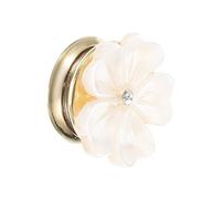 Ipetboom Broche de Flor de Natural con Imán Accesorio Decorativo para Ropa y Bufandas Elegante Pin Floral para Mujer Fácil de Usar y Quitar para Fiestas y Uso Diario