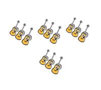 Ipetboom Broche De Guitarra Pin Gótico Broche De Moda Pin De Guitarra Insignia De Estrella De Solapa Pines De Esmalte Con Nota Musical Pines Para Bolso 3 piezas x 4