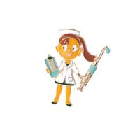 Ipetboom Broches Forma de Corazón para Enfermeras y Médicos Pines Creativos de Moda para Ropa y Accesorios Adornos Elegantes para Bodas Fiestas y Uso Diario Regalo para Profesionales Salud