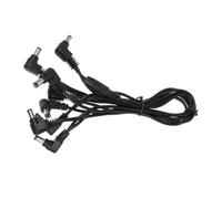 Ipetboom Cable de Alimentación para Pedal de Guitarra Aislamiento de Ruido y Alta Fiabilidad en PVC y Metal para Uso en Pedalera de Guitarra Eléctrica