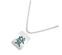 Ipetboom Cadena De Clavícula De Mahjong Chino Collar De Aleación Para Mujer Joyería Collar Colgante Cadena De Cuello Para Diario Estilo Asiático