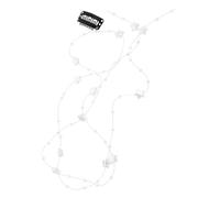 Ipetboom Cadena De Pelo Trenzada Invisible Para Decorar Cabello Herramienta Para Trenzar Brillo Accesorios De Diy Para Niñas y Mujeres Para Looks Elegantes