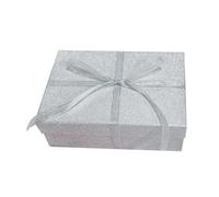 Ipetboom Caja De 1 Pieza caja de embalaje de cosméticos presente papel perfume Navidad caja de de cumpleaños caso de fiesta Silver
