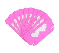 Ipetboom Caja De 10 Tarjetas Para Pestañas Herramienta Cosmética Rellenable Aplicador De Pestañas Bandeja De Embalaje Para Pestañas Postizas Clip Vacío Base De Tanque Adhesivo