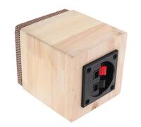 Ipetboom Caja de Altavoces de Madera Maciza para Automóvil Tamaño 15 Pulgadas Red Antipolvo Carcasa para Audio de Coche Adecuado para Instalación de Sistemas de Sonido y Bricolaje