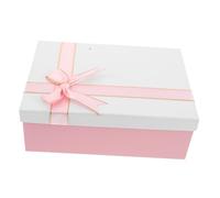 Ipetboom Caja De Floral Reutilizable Para Propuestas De Damas De Honor y Celebraciones Caja De Cartón Decoración De Lazo