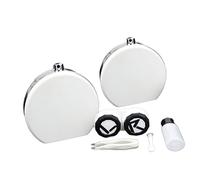 Ipetboom Caja De Lentes De Contacto con Espejo y Aplicador Estuche Pequeño y Ligero para Gafas