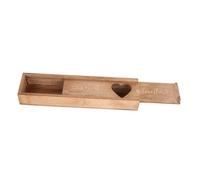 Ipetboom Caja de Madera con Tapa para Test de Embarazo Caja para Anuncio de Embarazo Almacenamiento Versátil para Joyería y Regalos para Futuras Madres para Shower y Revelación de Género
