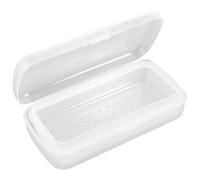 Ipetboom Caja Esterilizadora De Herramientas De Manicura Organizador De Transparente Para Utensilios De Bandeja De Para Salones y Clínicas Herramienta De Almacenamiento Práctica