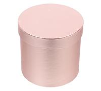 Ipetboom Caja Redonda De Flores Miniatura Soporte Para Arreglos Empaque De Elegante Para Decoración y Presentaciones Especiales