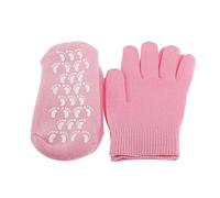Ipetboom Calcetines y Guantes De Gel Hidratante y Blanqueador Spa Set Unisex y Gel Tamaño Único Para Manos y Pies