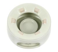 Ipetboom Calentador de Té Cerámico con Soporte para Vela Base Antideslizante para Tetera para Hogar Oficina Cafetería y Tetería