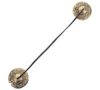 Ipetboom Campana Tibetana de Latón Tingsha Doble Dragón Címbalos de Percusión para Meditación y Yoga Instrumento Musical Chino para Relajación y Feng Shui