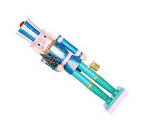 Ipetboom Cascanueces de Madera Decorativo para Navidad Figura Clásica de Soldado para Estante y Mesa Adorno Vintage para Árbol y Exhibición Festiva