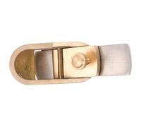 Ipetboom Cepillo de Pulgar para Violín de Latón Macizo Mini Cepillo Manual Hoja de 18 MM Herramienta de Luthier para Instrumentos de Madera Adecuado para Carpintería y Fabricación de