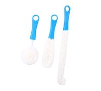 Ipetboom Cepillo Flexible para Botellas 3 Unidades Esponja Material Liviano Limpieza Multifunción Hogar Bebidas Vidrio